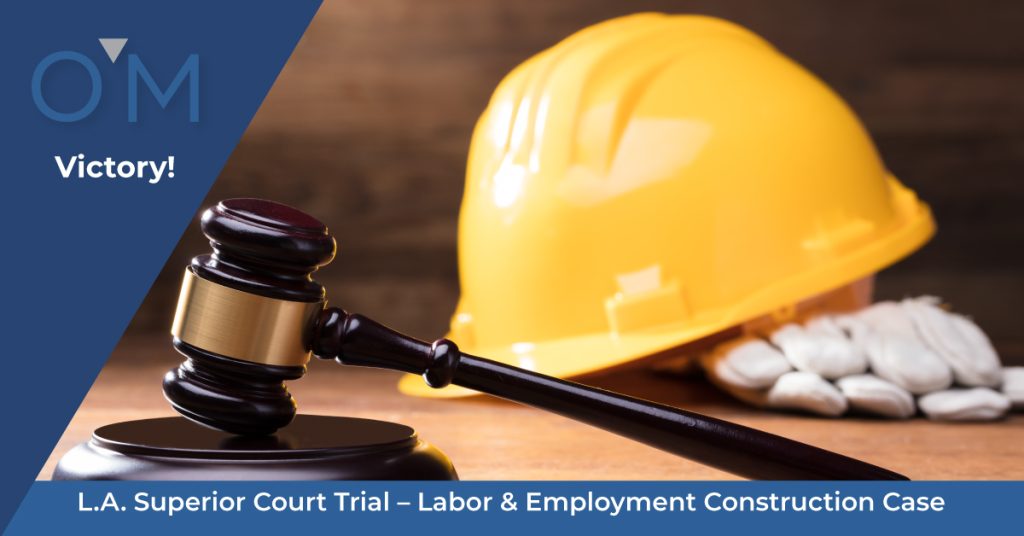 OM Victory hard hat and gavel.